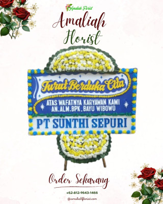 Papan Bunga Duka di Tegalpanjang
