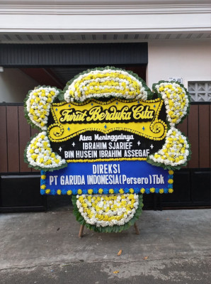 Papan Bunga Duka di Tegalpanjang