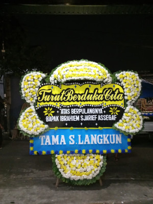 Papan Bunga Duka di Tegalpanjang