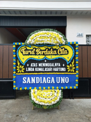 Papan Bunga Duka di Tegalpanjang